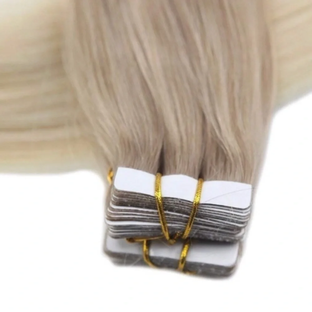 18” 4 PACK #18/60 Blonde HUMAN HAIR TAPE INS *NWT